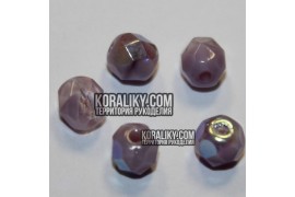 (STKB26001_28701-06) Скляні бусини круглі грановані розмір 6мм