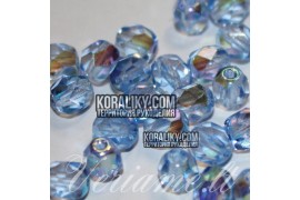 (STKB30010_28701-06) Скляні бусини круглі грановані розмір 6мм