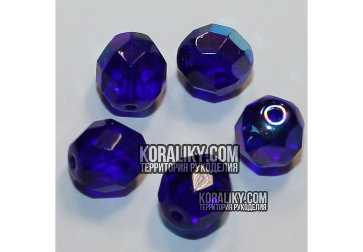 (STKB30080_28701-06) Скляні бусини круглі грановані розмір 6мм