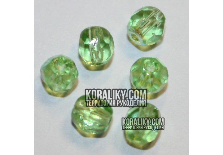 (STKB50510_28701-12) Скляні бусини круглі грановані розмір  12 мм