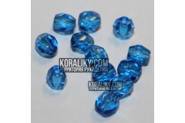 (STKB60310-08) Скляні бусини круглі грановані розмір 08 мм