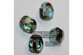 (STKB68116-06) Скляні бусини круглі грановані розмір  06 мм
