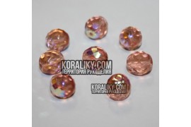 (STKB70120-06) Скляні бусини круглі грановані розмір 6мм