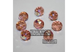 (STKB70120-12) Скляні бусини круглі грановані розмір  12 мм