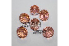 (STKB70120_28701-10) Скляні бусини круглі грановані розмір 10 мм