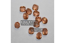 (STKB70140-08) Скляні бусини круглі грановані розмір 8 мм