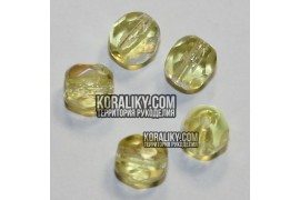 (STKB80000_28701-06) Скляні бусини круглі грановані розмір 6мм