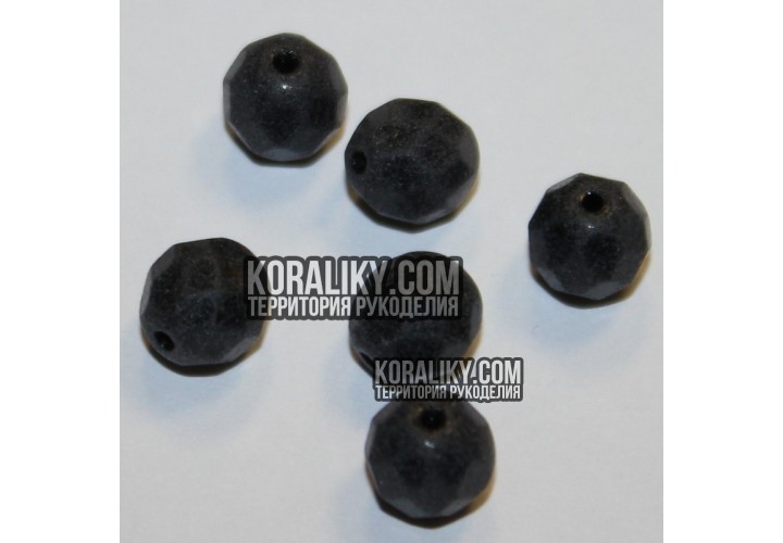 (STKB85110-08) Скляні бусини круглі грановані розмір 08 мм