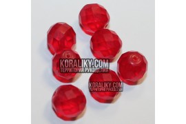 (STKB90080_39001-10) Скляні бусини круглі грановані розмір 10 мм