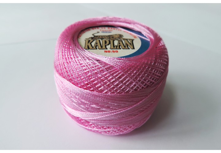 MSL0604 Ірис нитки поліестерові KAPLAN, колір рожевий