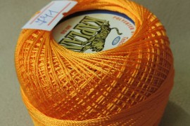 MSL0741 Ірис нитки поліестерові KAPLAN, колір помаранчевий