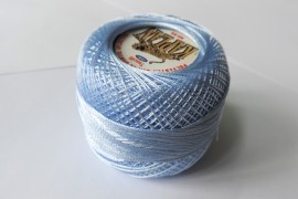 MSL0800 Ірис нитки поліестрові KAPLAN, колір блакитний