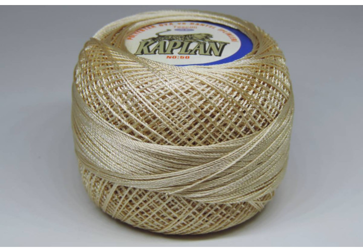 MSL0301 Ирис нитки полиэстеровые KAPLAN, цвет бежевый