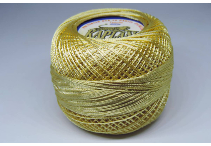 MSL0486 Ірис нитки поліестрові KAPLAN, колір золотий